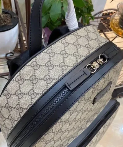 Replica Gucci Medium GG Backpack With Tag