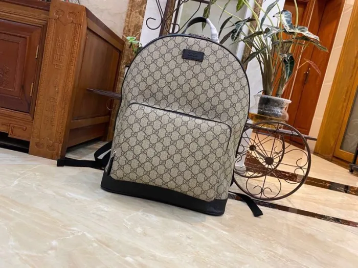 Replica Gucci Medium GG Backpack With Tag