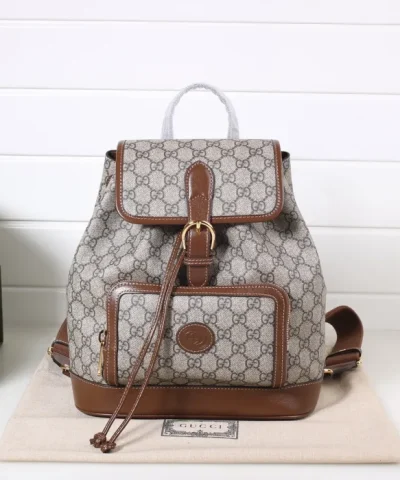 Replica Gucci Backpack With Interlocking G