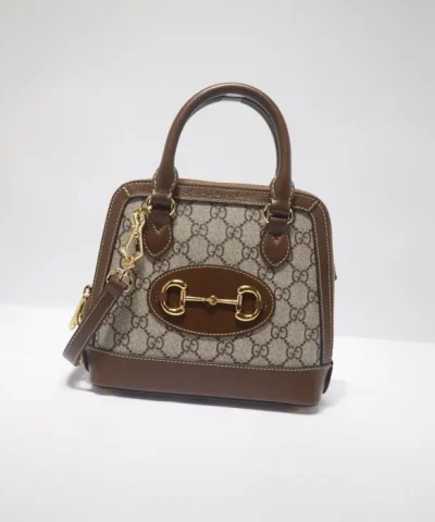 GUCCI HORSEBIT 1955 MINI CANVAS TOTE IN NEUTRALS - 1:1 premium replica handbag