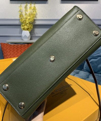Replica Louis Vuitton On My Side Dark Green - high-quality designer bag dupe