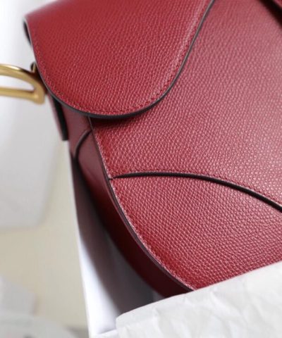 Replica Dior Saddle Bag Red - high-quality designer bag dupe