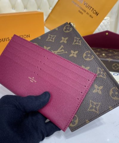 Replica Louis Vuitton Félicie Pochette Brown - high-quality designer bag dupe