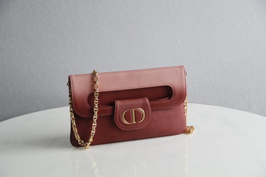 Replica Dior Double Bag Red - high-end replica designer purse