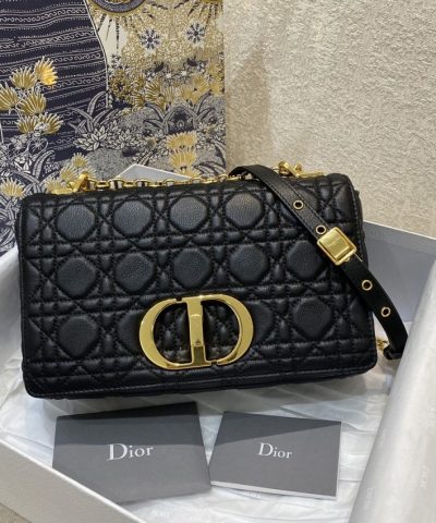 Replica Dior Caro Bag Black - high-end replica designer purse
