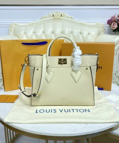 Replica Louis Vuitton On My Side All White - affordable luxury replica bag