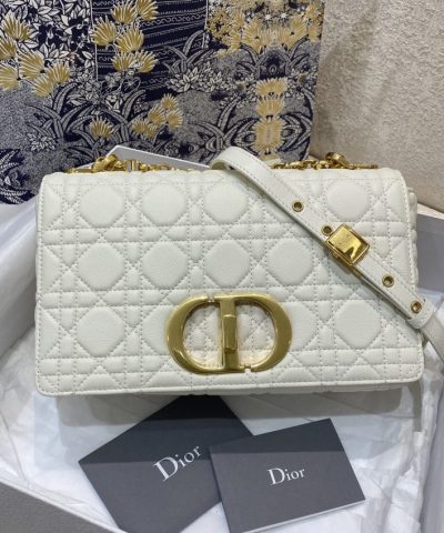 Replica Dior Caro Bag White - premium superclone handbag