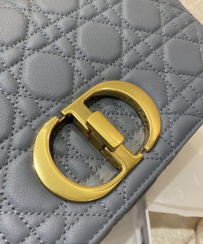 Replica Dior Caro Bag Blue - top-grade luxury bag dupe