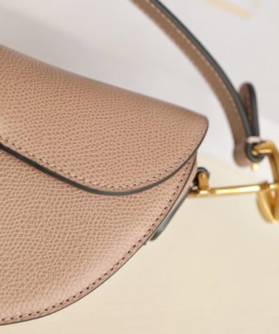 Replica Dior Saddle Bag Small Nude - high-quality designer bag dupe