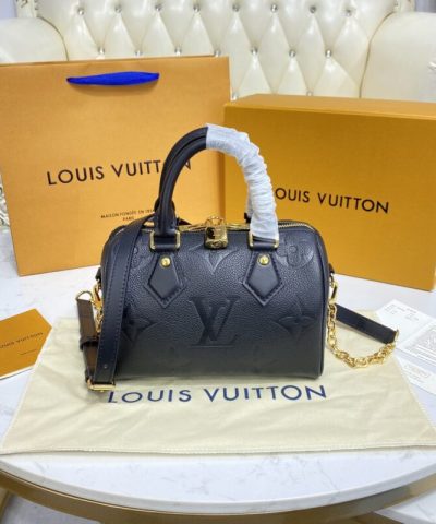 Replica Louis Vuitton Speedy Bandouliere 20 Full Black