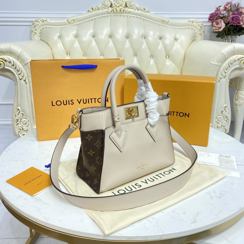 Replica Louis Vuitton On My Side PM Beige