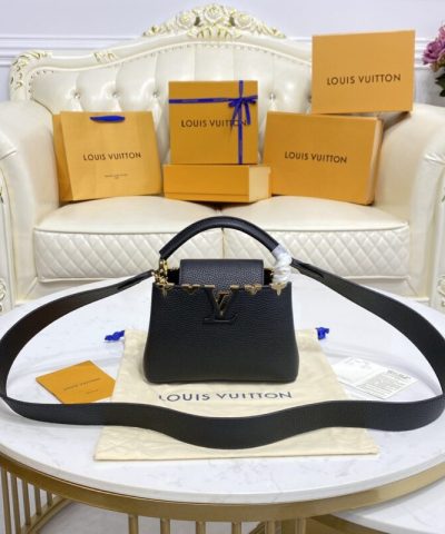 Replica Loius Vuitton Capucines Small Black