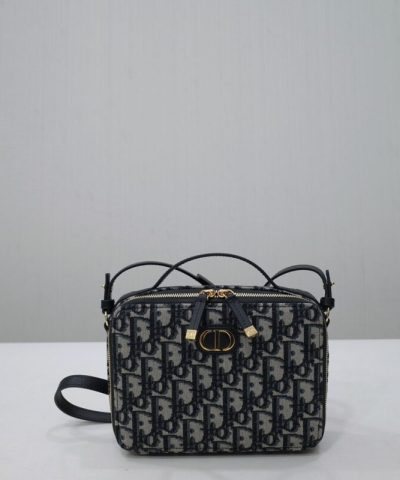 Replica Dior Caro Box Bag Cd Print - premium superclone handbag