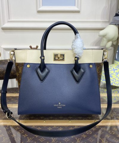 Replica Louis Vuitton On My Side Dark Blue