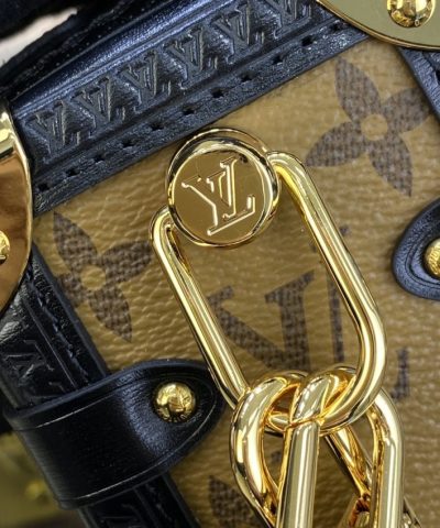 Replica Louis Vuitton Side Trunk Brown Canvas