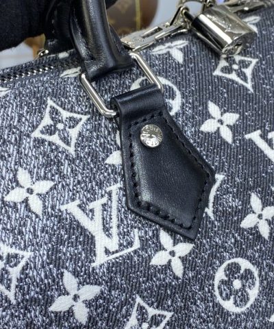 Replica Louis Vuitton Speedy Bandouliere 25 Denim Canvas