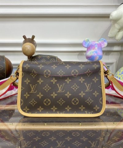 Replica Louis Vuitton Nano Diane Satchel Pink Strap
