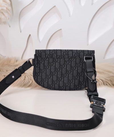 Replica Dior Messenger Black Oblique
