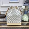 Replica Louis Vuitton Noe Bucket White Grid MM