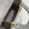 Replica Lady Dior Mini Grey Sillver