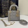 Replica Lady Dior Mini Grey Sillver