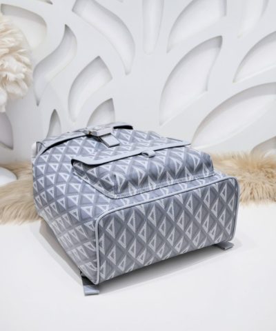 Replica Dior Hit The Road Backpack Diamond Grey - 1:1 premium replica handbag