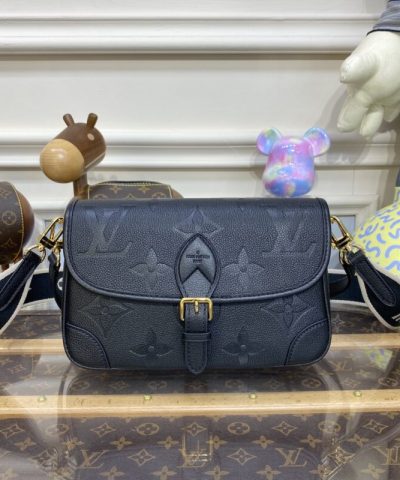 Replica Louis Vuitton Nano Diane Satchel Black