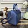 Replica Louis Vuitton Speedy Bandouliere 25 Dark Blue