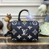 Replica Louis Vuitton Speedy Bandouliere 25 Black – Pink - top-grade luxury bag dupe