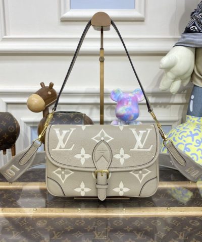 Replica Louis Vuitton Nano Diane Satchel Beige - designer handbag clone