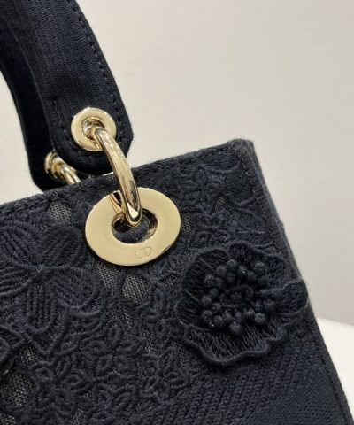 Replica Lady Dior D – Lite Chardons Black - high-quality designer bag dupe