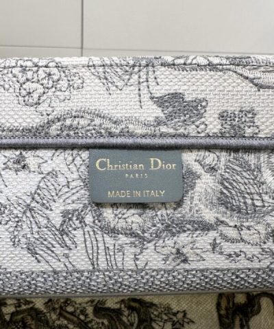 Replica Dior Tote Book Tiger Grey - elite factory replica handbag