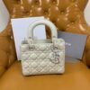 Replica Lady Dior Matte White Abc - 1:1 premium replica handbag