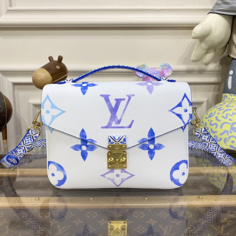 Replica Louis Vuitton Pochette Metis Blue - high-quality designer bag dupe