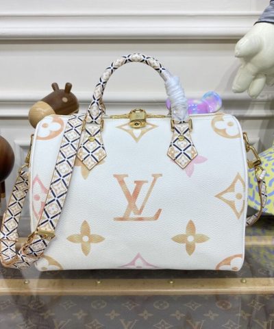 Replica Louis Vuitton Speedy Bandouliere 25 Apricot