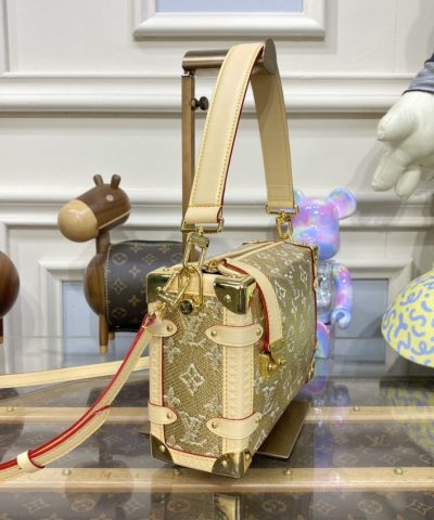 Replica Louis Vuitton Side Trunk Golden - affordable luxury replica bag