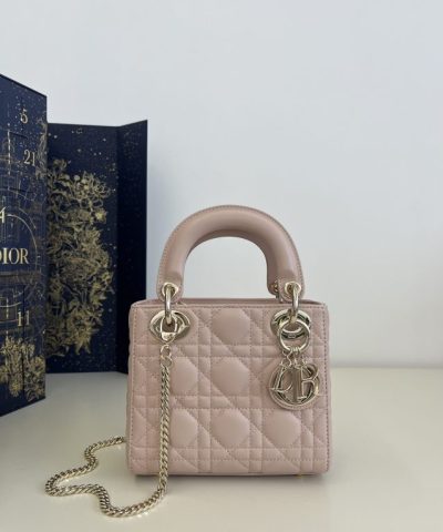Replica Lady Dior Mini Pale Pink