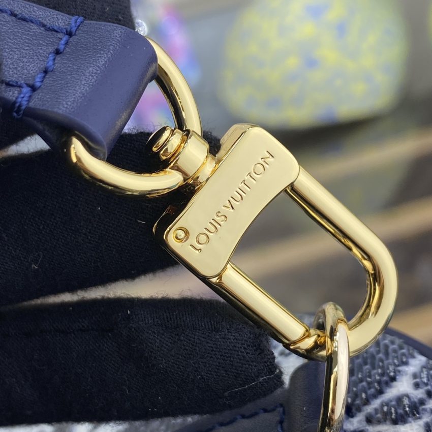 Replica Louis Vuitton Speedy Bandouliere Blue Denim - 1:1 premium replica handbag