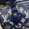 Replica Louis Vuitton Speedy Bandouliere Blue Denim