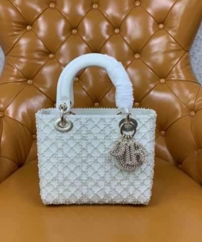 Replica Lady Dior White Pearl