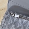 Replica Dior Saddle Bag Diamong Grey - 1:1 premium replica handbag
