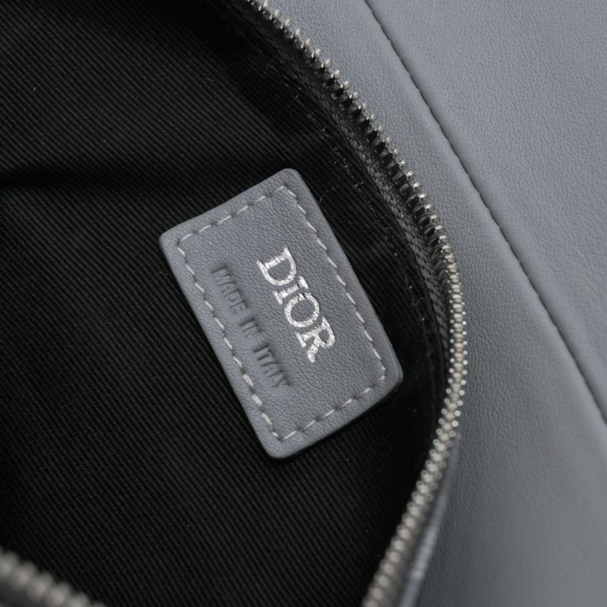 Replica Dior Saddle Bag Diamong Grey - high-end replica designer purse