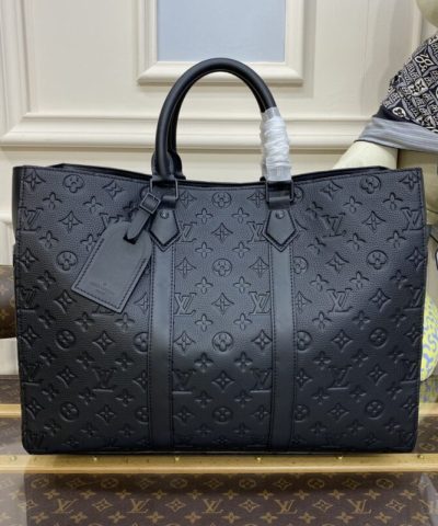 Replica Louis Vuitton Sac Plat 24H Large Black - 1:1 premium replica handbag