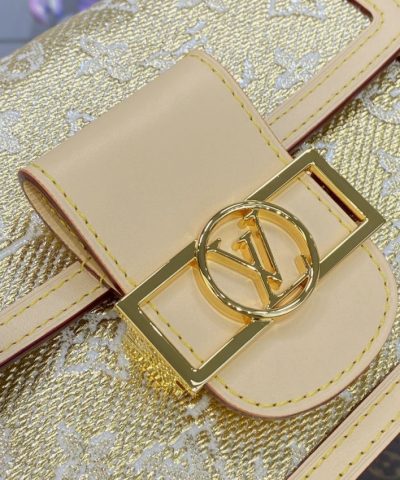 Replica Louis Vuitton Dauphine Mini Tan - elite factory replica handbag