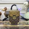 Replica Louis Vuitton Camera Box Brown