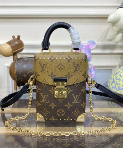 Replica Louis Vuitton Camera Box Brown