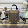 Replica Louis Vuitton Camera Box Brown - 1:1 premium replica handbag