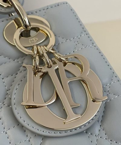 Replica Lady Dior Sky Blue Abc - high-quality designer bag dupe