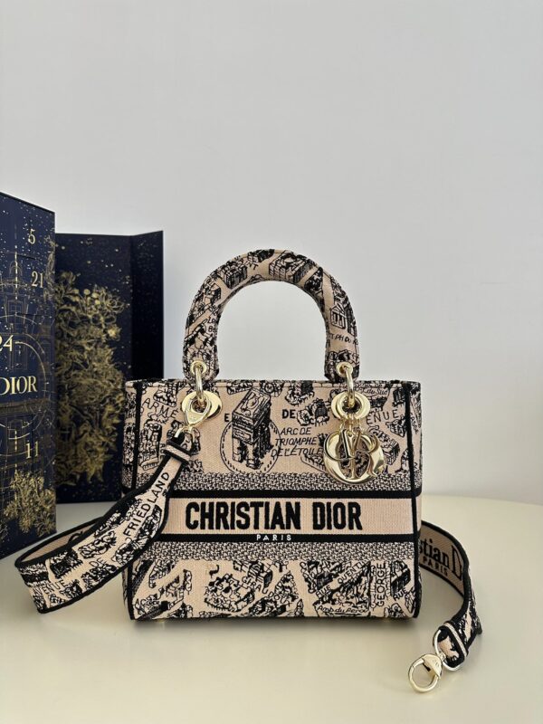 Replica Lady Dior D – Lite Beige Paris - affordable luxury replica bag