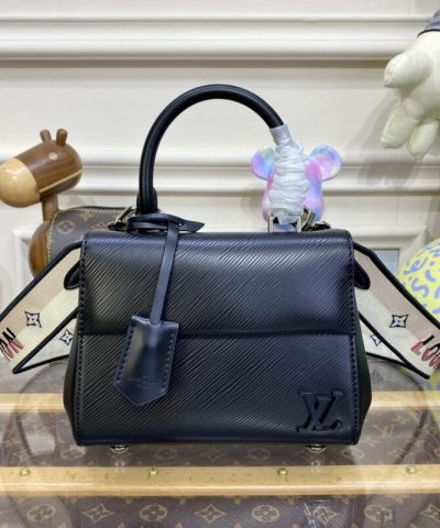 Replica Louis Vuitton Cluny Mini Black - 1:1 premium replica handbag